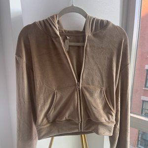 SKIMS velour tracksuit